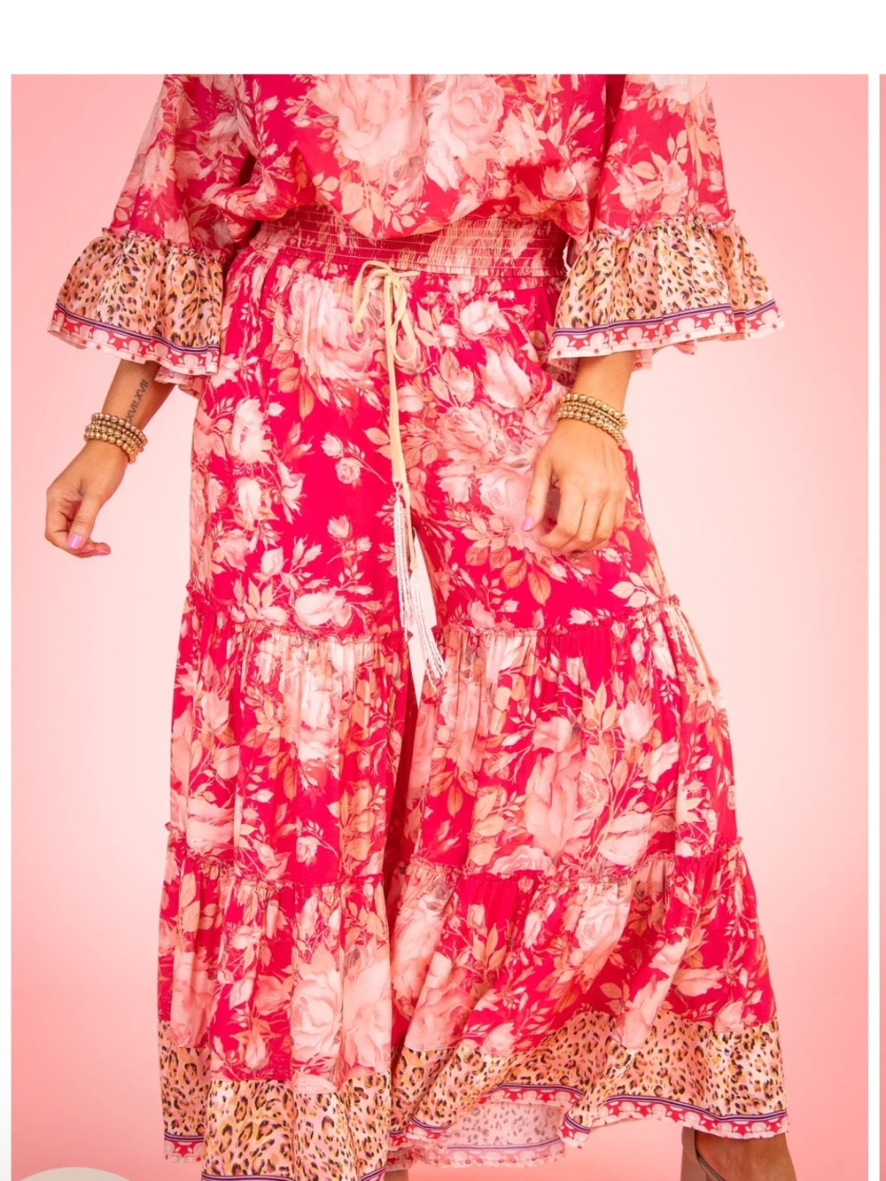 ARATTA Fairy Rose Pants in Pink  Medium